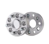 EQJSHL Espaciadores De Rueda De Automóvil para Jaguar XJ XF S-Type Espaciador De Rueda De Aluminio Placa De Cuñas Reemplazo De Junta De Automóvil Junta de Brida(Plata,20 mm)