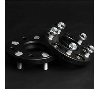 EQJSHL Espaciadores De Rueda De Coche para Toyota para Corolla para RAV4 para Highlander Camioneta Híbrida 2W para REIZ para Camry, Cuñas Espaciadoras Junta de Brida(Negro,15mm)
