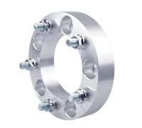 EQJSHL Espaciadores De Ruedas para Automóviles para Chevy para Niva para Tracker Cuñas Centradas En El Eje Cuñas para El Eje Espaciadores De Ruedas Junta de Brida(Plata,30mm)