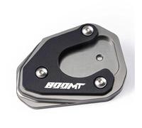 EQJSHL Extensión De Soporte Lateral para Pata De Cabra De Motocicleta con Almohadilla Antideslizante para CFMOTO MT800, 800MT, 650MT Y 650 TR-G Motocicleta Soporte Extensión Pie(Titanio 2)