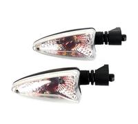 EQJSHL Intermitentes Moto Luz Intermitente para Motocicleta para Aprilia SMV 750 Dorsoduro 2007-2012 SMV 1200 Dorsoduro 2011-2013 Indicadores De Motocicleta(Claro,120mm)
