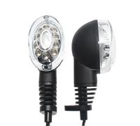 EQJSHL Luz Intermitente para Motocicleta para K&awasaki para Ninja 250R, KLX 125, KLX150, KLX250, KLX300 Y para Vulcan S 650. Lámpara de posición(Claro)