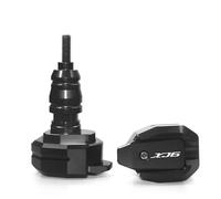 EQJSHL Protección Anticaídas CNC para Motocicleta para Y&amaha XJ6 Diversion, Deslizadores De Chasis, Protectores De Carenado, Almohadillas Antichoque. Deslizadores De Marco(Negro)