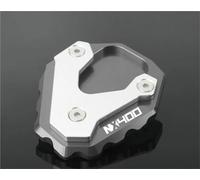 EQJSHL Soporte Lateral para Motocicleta, Soporte Ampliador, Placa, Reposapiés, Extensión De Pedal para NX500 NX400 2023 2024 Motocicleta Soporte Extensión Pie(Titanio 1)