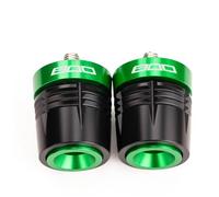 EQJSHL Tapones, Tapas Y Deslizadores para Manillar De Motocicleta para K&awasaki Z900, Z650 Z750 Z400 Z800 para Ninja 400 650 para Versys 650 Z 900 RS SE Deslizadores De Marco(Verde,X-4)