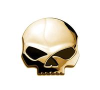 EQLEF 3D Metal Skull - Pegatina de coche y pegatinas de moto, 7 x 6,8 cm, diseño de calavera