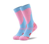 EQLEF Calcetines Esqui Niño, Calcetines Nieve NiñO Calcetines Esqui NiñA Calcetines Nieve NiñA Para NiñOs NiñAs Calcetines Ski Nino Invierno (FR/ES, Edad, 6 años, 10 años, Regular, Rosa)