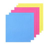 EQLEF Paño de Cocina Sueco, 6 Piezas Paños de Cocina Suecos adsorbente Trapo de Cocina Respetuoso con el Medio Ambiente toallitas para Cocina Swedish Dish Cloths Cocina y hogar