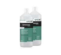 EQM - ECO-301 - Alcohol Isopropílico 99,9% - 2x1 L - Isopropanol - Limpieza componentes electrónicos, objetivos y pantallas - Limpieza de resinas en impresión 3D - Limpiacristales y desengrasante
