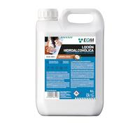 EQM - ECO-901C - Loción Hidroalcohólica de Manos Perfumada - 5L - Eficacia certificada por laboratorio - Limpieza e Hidratación profunda - Con alto contenido en glicerina - Esencia a coco