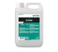 EQM - ECO-904 - Glicerina Vegetal Líquida - 5L - Pureza 99,5% Glicerol 100% Natural - Hidratante natural de Cabello y Piel - Ideal para jabones, champús, cremas, etc.