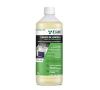 EQM Líquido Limpiador para Ultrasonidos Concentrado 1 L - Apto para Metales y Acero - Ideal para Joyas, Gafas, Plata y Dentaduras