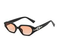 EQNSMDTGZ Gafas De Sol Mujer Gafas de sol calle con montura pequeña fiesta Vintage Personalizado(Orange Red)