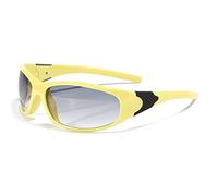 EQNSMDTGZ Gafas De Sol Mujer Punk Wind Gafas de sol Street Modeling Vintage Personalizado(Jaune)