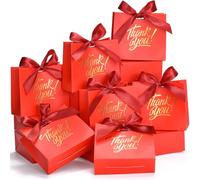 EQOREIIN Bolsas de regalo pequeñas, paquete de 70 bolsas de agradecimiento de 4.5 x 1.8 x 3.9 pulgadas, bolsa de regalo de papel kraft morado con cinta de lazo, pequeñas bolsas de dulces a granel para