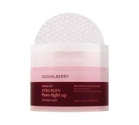 EQQUALBERRY - Parches tónicos de colágeno para apretar los poros - Parches coreanos que aprietan los poros con colágeno de absorción profunda, fórmula hidratante y reafirmante, 140 ml (60 almohadas)