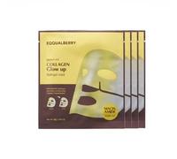 EQQUALBERRY - Set de Mascarillas Faciales con Colágeno Collagen Glow up Hydrogel Mask
