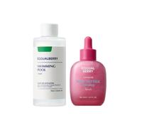 EQQUALBERRY - Swimming Pool Daily Facial Toner - 155ml (1ea) + NAD+ Peptide Boosting Serum - 30ml (1ea) Set