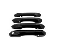 EQU7DH Kit manija exterior Para Explorer 2020-2024 | ABS Plástico Estilo De Fibra Carbono Cromo Cubierta Manija Puerta Coche Pegatina Embellecedora Accesorios Tapa Para Explorer