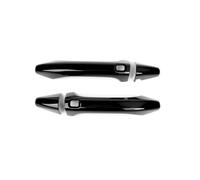 EQU7DH Kit manija exterior Para Kia Para K4 2024 2025 2026 | Auto Styling Exterior Negro Fibra Carbono Manija Puerta Cubierta Rayas Embellecedor LHD Para Kia Para K4 2024 2025 2026