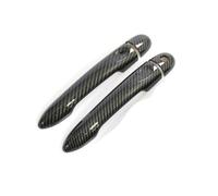EQU7DH Kit manija exterior Para Megane 3 Para MK3 III 2008-2016 | Cubierta De Manija Puerta Coche, Embellecedor Plástico ABS Fibra Carbono, Accesorios Estilo Para Megane 3 Para MK3 III 2008