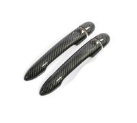 EQU7DH Kit manija exterior Para Megane 3 Para MK3 III 2008-2016 | Cubierta De Manija Puerta Coche, Embellecedor Plástico ABS Fibra Carbono, Accesorios Estilo Para Megane 3 Para MK3 III 2008