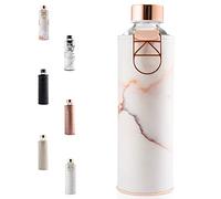 EQUA Botella Cristal Mismatch con ASA Metal 750 ml, Adultos Unisex, Rosa, Talla Única