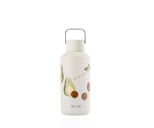 EQUA Botella de acero inoxidable Timeless - Ultraligera y libre de BPA - 100% a prueba de fugas - 600 ml - Diseño atemporal - Base de silicona (Avocado)