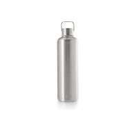 EQUA Botella de agua aislada sin tiempo, doble pared, acero inoxidable, 24 horas de frío o caliente hasta 12 horas, sin BPA, a prueba de fugas, duradera, multifuncional (acero, 1000 ml)