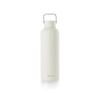 EQUA Botella de agua con aislamiento de doble pared, acero inoxidable, 24 horas fría o caliente hasta 12 horas, sin BPA, a prueba de fugas, duradera, multifuncional (Off White, 600 ml)