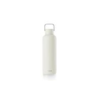 EQUA Botella de agua con aislamiento de doble pared, acero inoxidable, 24 horas fría o caliente hasta 12 horas, sin BPA, a prueba de fugas, duradera, multifuncional (Off White, 600 ml)