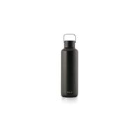 EQUA Botella de agua con aislamiento de doble pared, acero inoxidable, 24 horas fría o caliente hasta 12 horas, sin BPA, a prueba de fugas, duradera, multifuncional (oscuro, 600 ml)