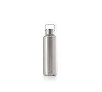 EQUA Timeless Botella de agua aislada de doble pared, acero inoxidable, 24 horas fría o caliente hasta 12 horas, sin BPA, a prueba de fugas, duradera, multifuncional (acero, 600 ml)