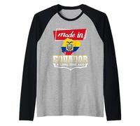 Equador - Fabricado en Equador Long Time Ago Ecuador - Ecuadorian Camiseta Manga Raglan
