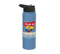 Equador - Fabricado en Equador Long Time Ago Ecuador - Ecuadorian Stainless Steel Insulated Water Bottle