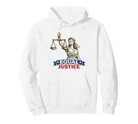 Equal Justice Lady Justice Scales Ojos vendados Patriótico Sudadera con Capucha