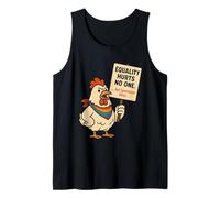 Equality Hurts No One Funny Chicken LGBTQ Pride Month Humor Camiseta sin Mangas