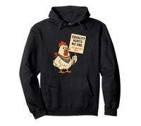 Equality Hurts No One Funny Chicken LGBTQ Pride Month Humor Sudadera con Capucha
