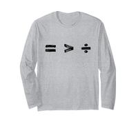 Equality is Better than Division Equal Rights Math Symbol Manga Larga
