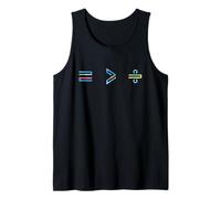 Equality is Greater Than Division Math Symbol Social Justice Camiseta sin Mangas