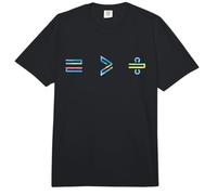 Equality is Greater Than Division Math Symbol Social Justice Comfort Colors Adult Heavyweight T-Shirt