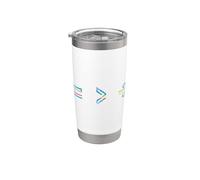 Equality is Greater Than Division Math Symbol Social Justice Vaso térmico de acero inoxidable de doble pared