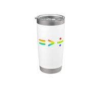 Equality is Greater Than Division Social Justice Symbols Vaso térmico de acero inoxidable de doble pared
