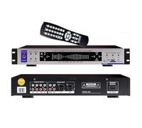 Equalizador de audio digital HIFI, analizador de espectro de música de 32 marcas con control remoto, modo de ritmo 12, control de volumen, para grabar en casa estudio B