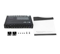 Equalizador Digital IA-10 para Automóvil 7 Bandas Control de Graves Mejora de Compatible con la Mayoría de Sistemas de Sonido Ajuste Preciso Retroiluminación Fácil Instalación