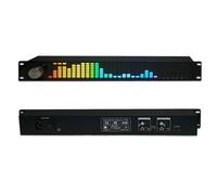 Equalizador gráfico de 31 de marca, analizador de espectro de audio de música con pantalla a todo color, ganancia de ajuste sincrónica dual de 15 segmentos alcanza +-30dB, para la barra