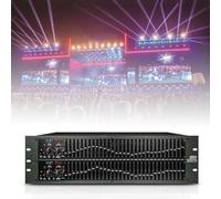 Equalizer de audio dual canal, equalizer, doble canal 31-Band audio digital ecualizador con bajo/mid/treble independent Adjustment, for DJ, Performance, Club