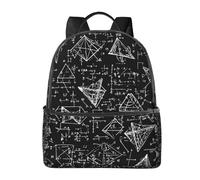 Equations - Mochila de matemáticas para mujeres y hombres, educación, adolescente, mochila escolar, mochila casual para la universidad, viajes y trabajo