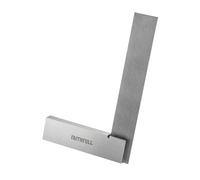 Équerre de menuisier Faithfull Engineers en acier 100 mm (4 po) - Lame en acier trempé rectifiée avec précision, outil de marquage, de mesure et de traçage précis pour le travail du métal et du bois