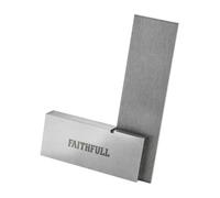 Équerre de menuisier Faithfull Engineers en acier 50 mm (2 po) - Lame en acier trempé rectifiée avec précision, outil de marquage, de mesure et de traçage précis pour le travail du métal et du bois